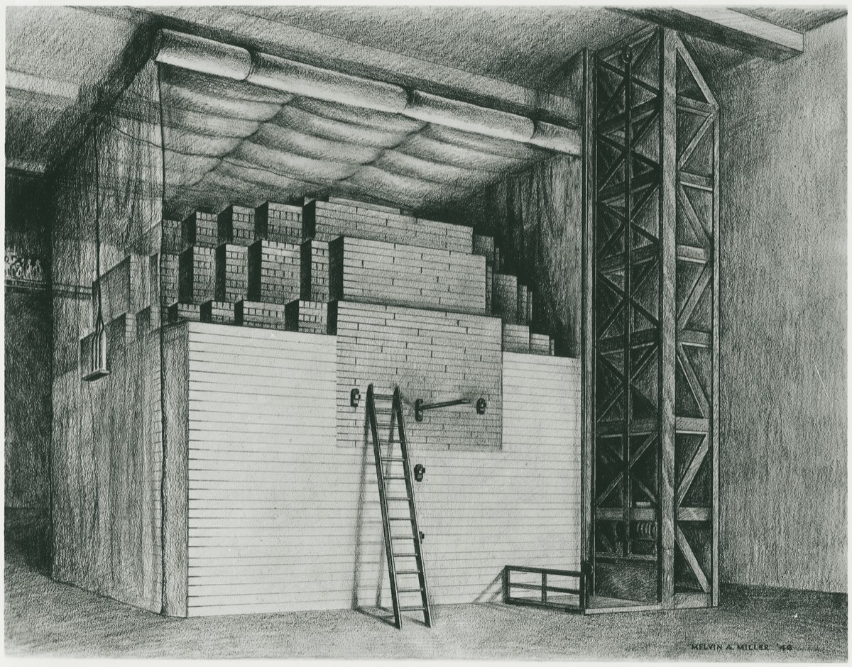 Replica of Chicago Pile-1 at Stagg Field, University of Chicago